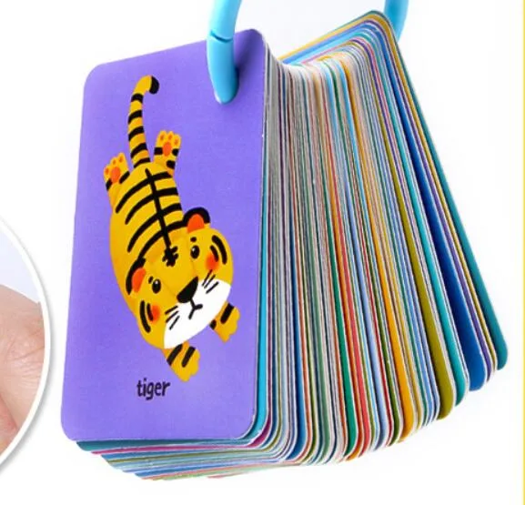 Educational Cartoon Game Poker Playing Cards for Kids 4c Printing Paper Card