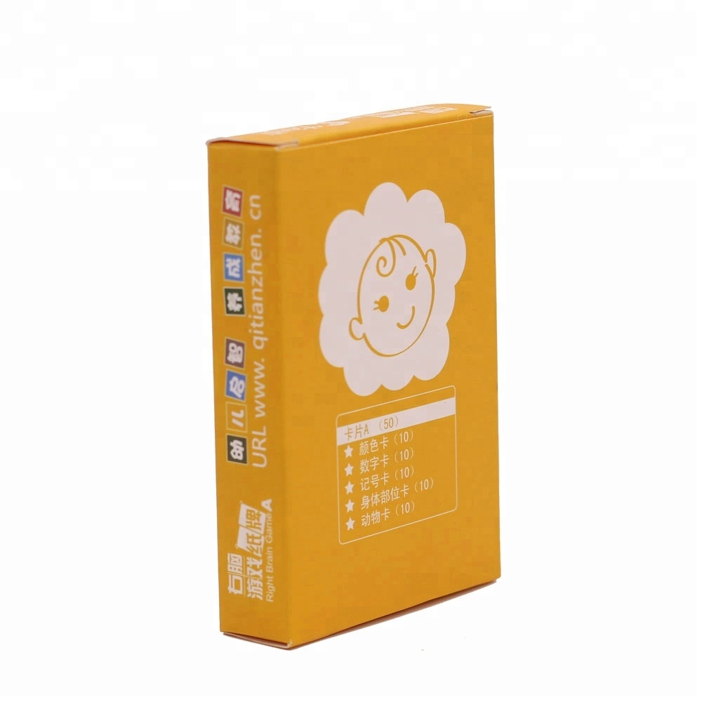 China Supplier Custom Memory Card Printing Playing Card for Children