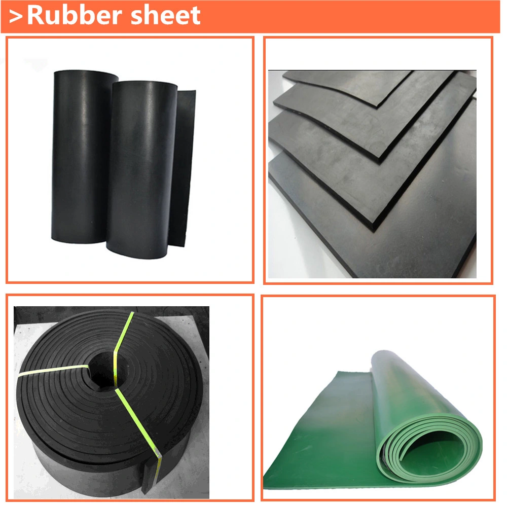 Supply Good Guality Black Plain SBR Styrene Butadiene Rubber Sheet/Roll/Plate