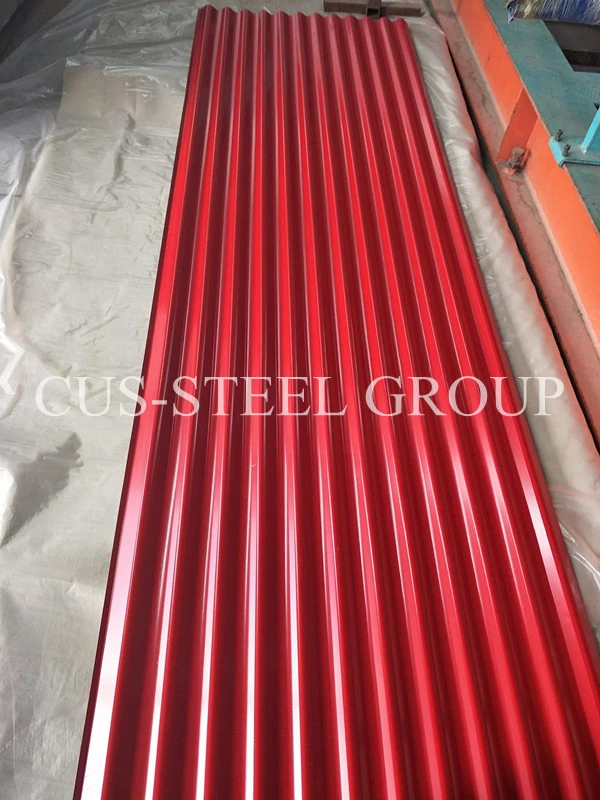 Cost Saving High Strength Prime Prepainted Galvanized Steel Roofing Sheet