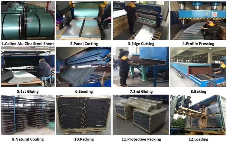 Aluminum Zinc Roofing Sheet Stone Coated Metal Roof Tile for South Africa