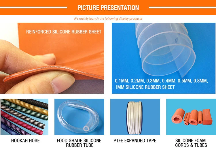Silicone Rubber Sheet Manufacturers Fiberglass Reinforced Silicone Sheet