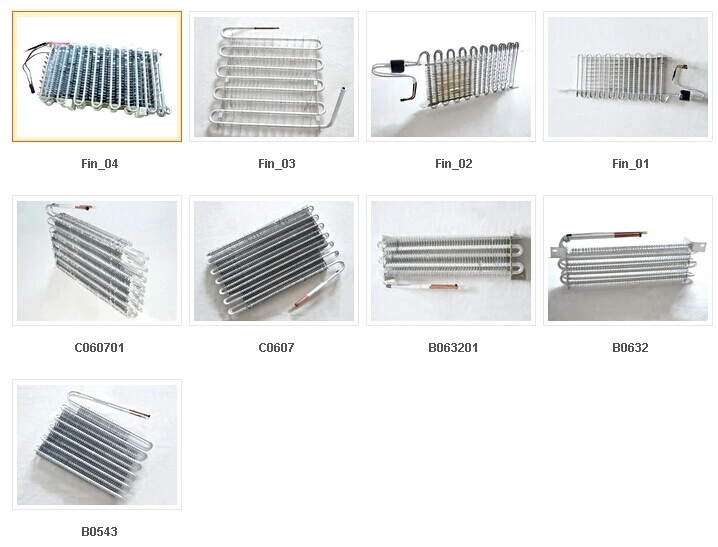 Aluminum Fin Tube Type Refrigerator Fin Evaporator Coil