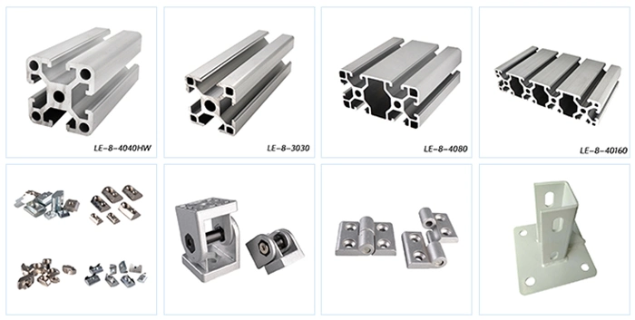 Good Quality Anodized Aluminium Storage Rack Aluminium Profile 4040