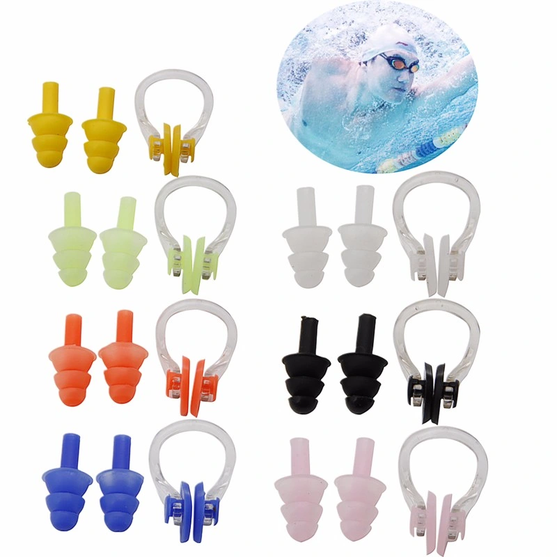 Durable Reusable Soft Silicone Swimming Nose Clip Comfortable Diving Surfing Swim Nose Clips for Adults