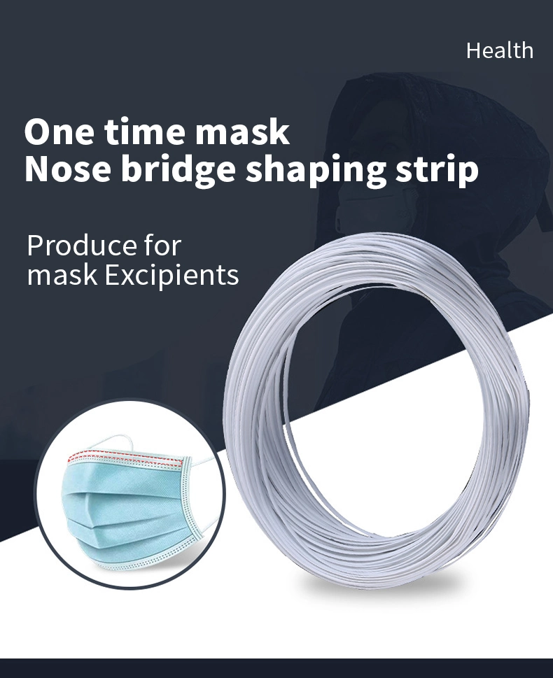 PP Nose Clip Single Core Nose Bridge Strip Nose Wire From China Factory
