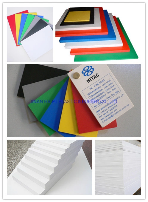 White and Color PVC Foam Sheet Decorative Sheet