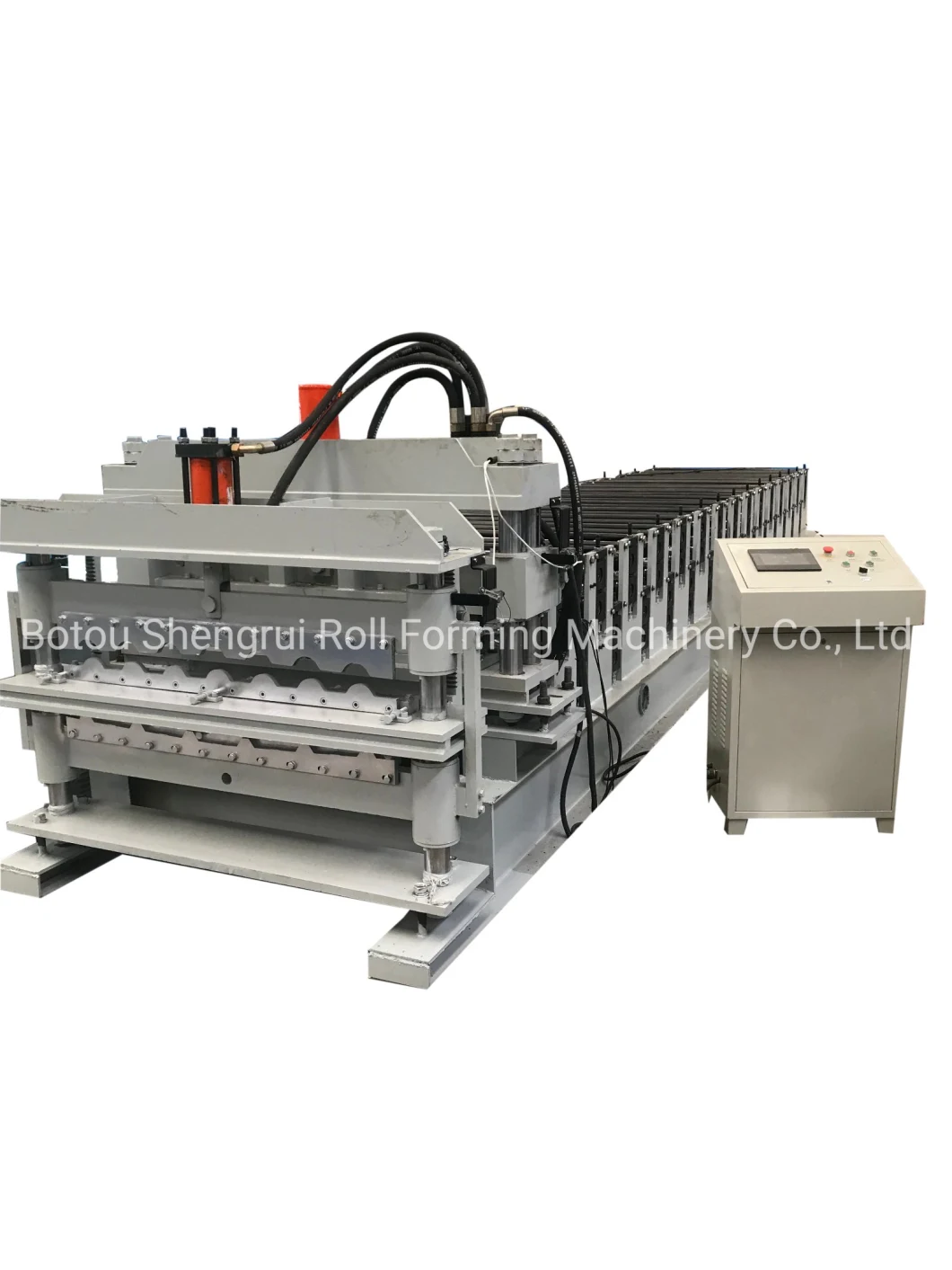 Color Roof Sheet Profile Making Machine/ Trapezoidal Color Coating Aluminium Roof Tiles Roll Forming Metal Machine