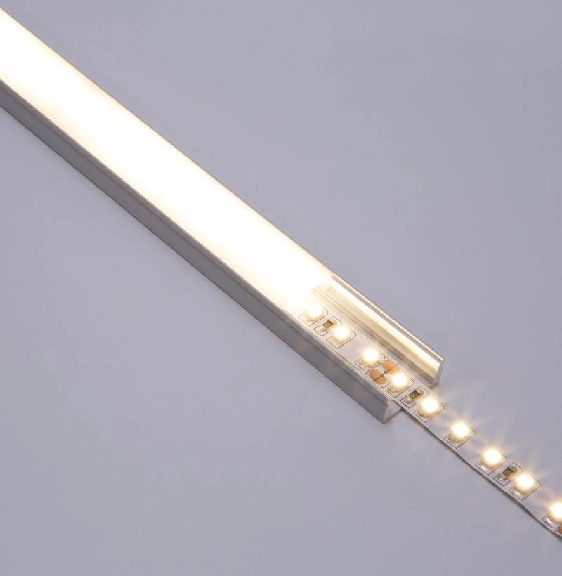 Alu1607 Slim Shadow LED Profile Channel U Shape Mini Aluminium Profile for LED Strips