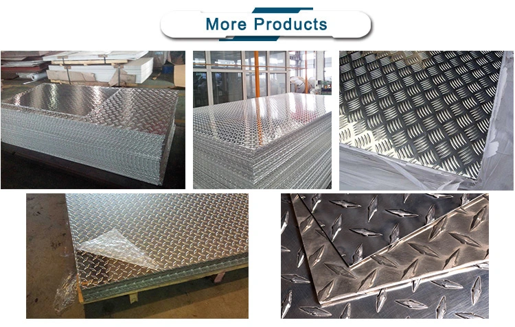Hot Rolled Embossed Aluminium/Aluminum Alloy Plain Sheet (1050 1060 1100 2024 3003 5052 5083 6061)