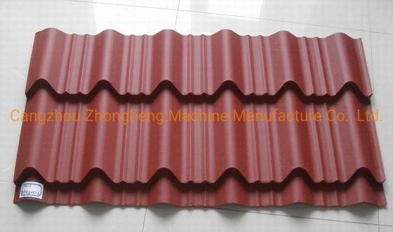 Step Tile Aluminium Roofing Sheet Glazed Tile Roll Forming Machine