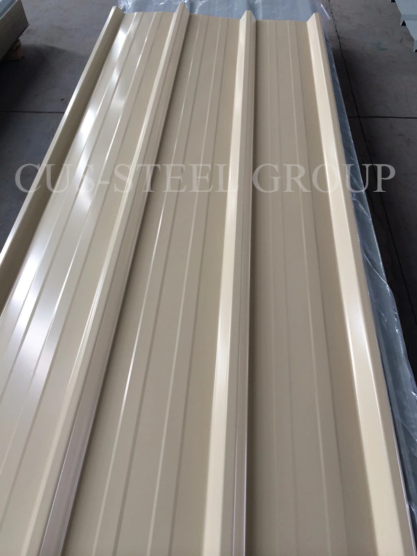 Coated Zinc Aluminium Roofing Profile / Box Profiled PPGL Roofing Sheet