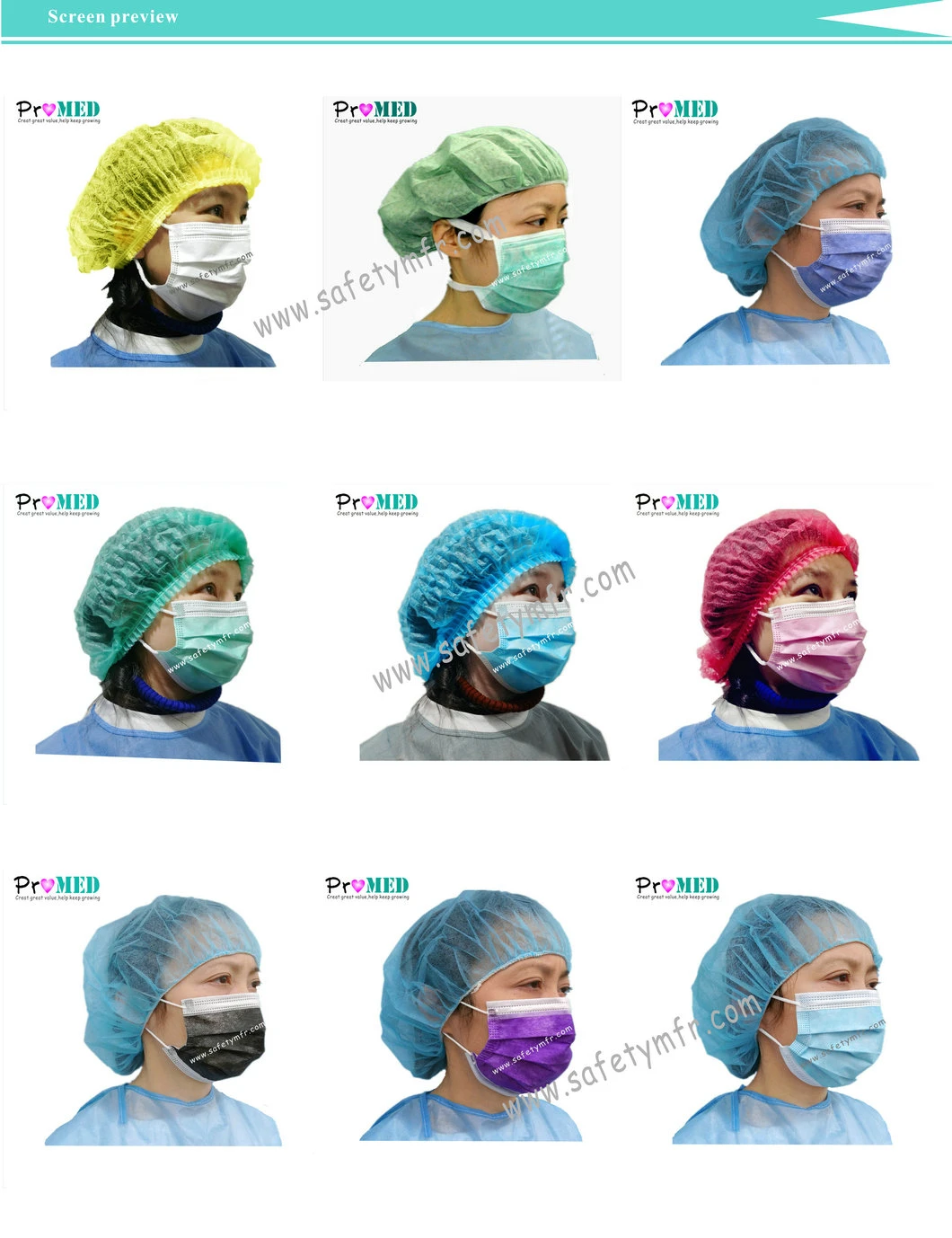 Japan market use SMS/PP/ES 2/two/Double Nose Bar, 2 nose strip, 2 nose clip Disposable Nonwoven Face Mask