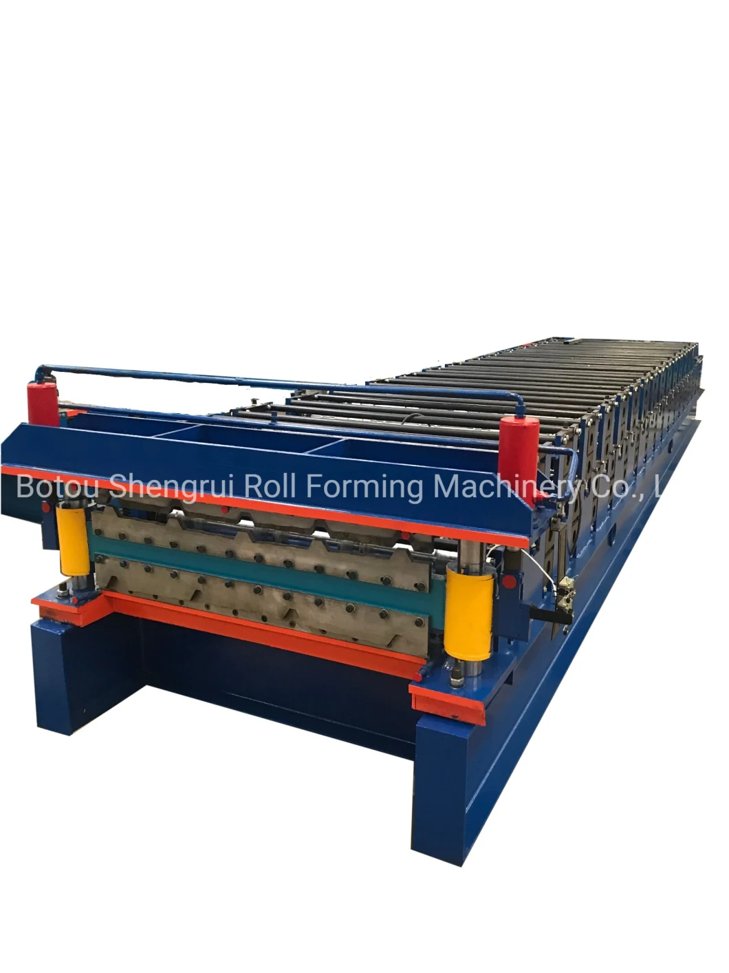 Popular Aluminum Roofing Sheet Roll Forming Machine Double Layer Metal Tile Making Machine