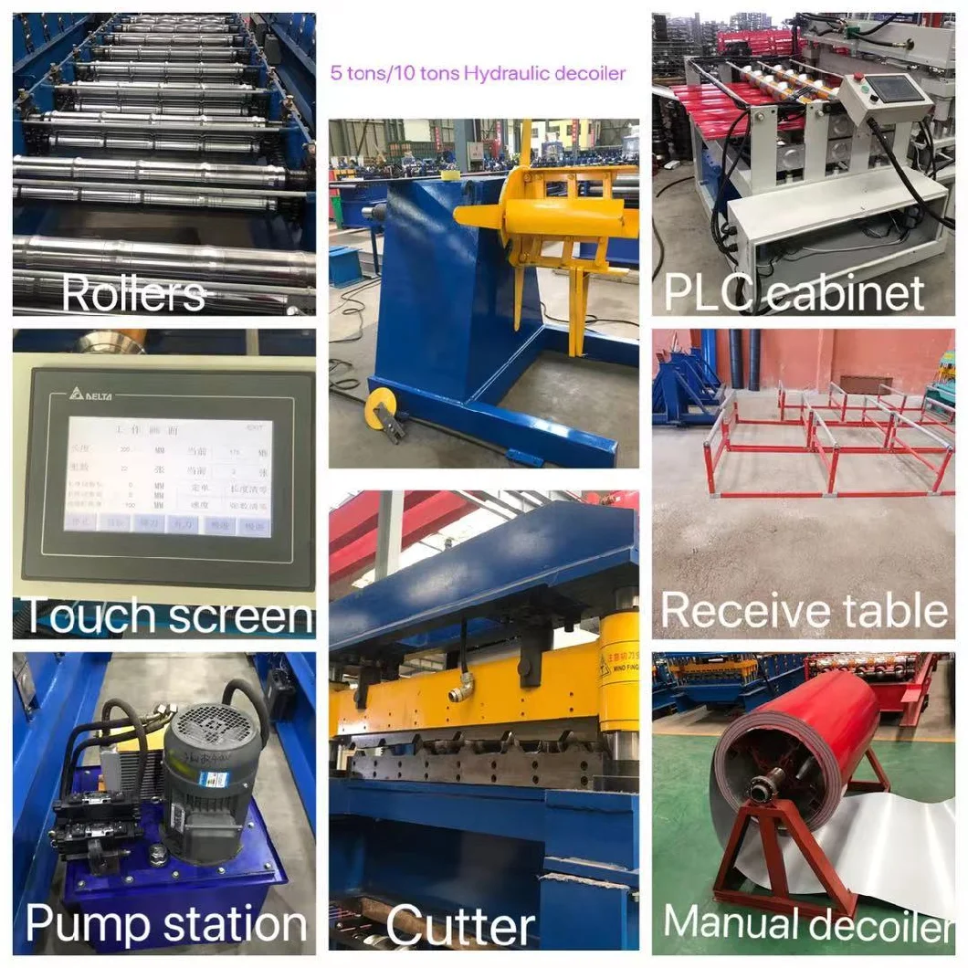 Color Steel Roof/Wall Tile Rolling Machine/ Steel Aluminium Ibr Roof Sheet Roll Forming Making Machine