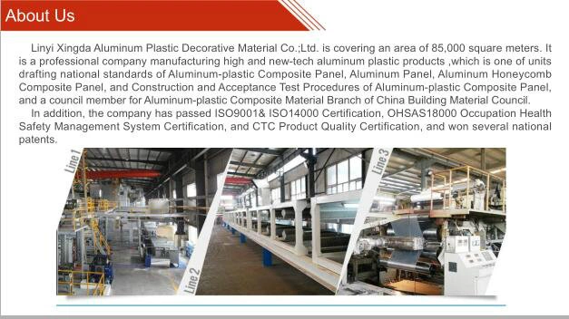 Aluminium Composite Panel ACP Sheet Facade Decorative Panels
