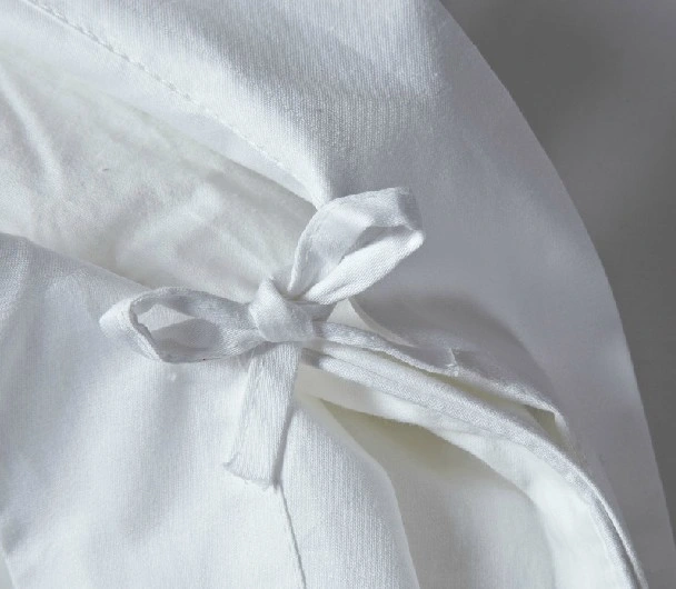 China Manufactures 100% Cotton White Plain Bed Sheet Fabric Hotel Fitted Bed Sheet