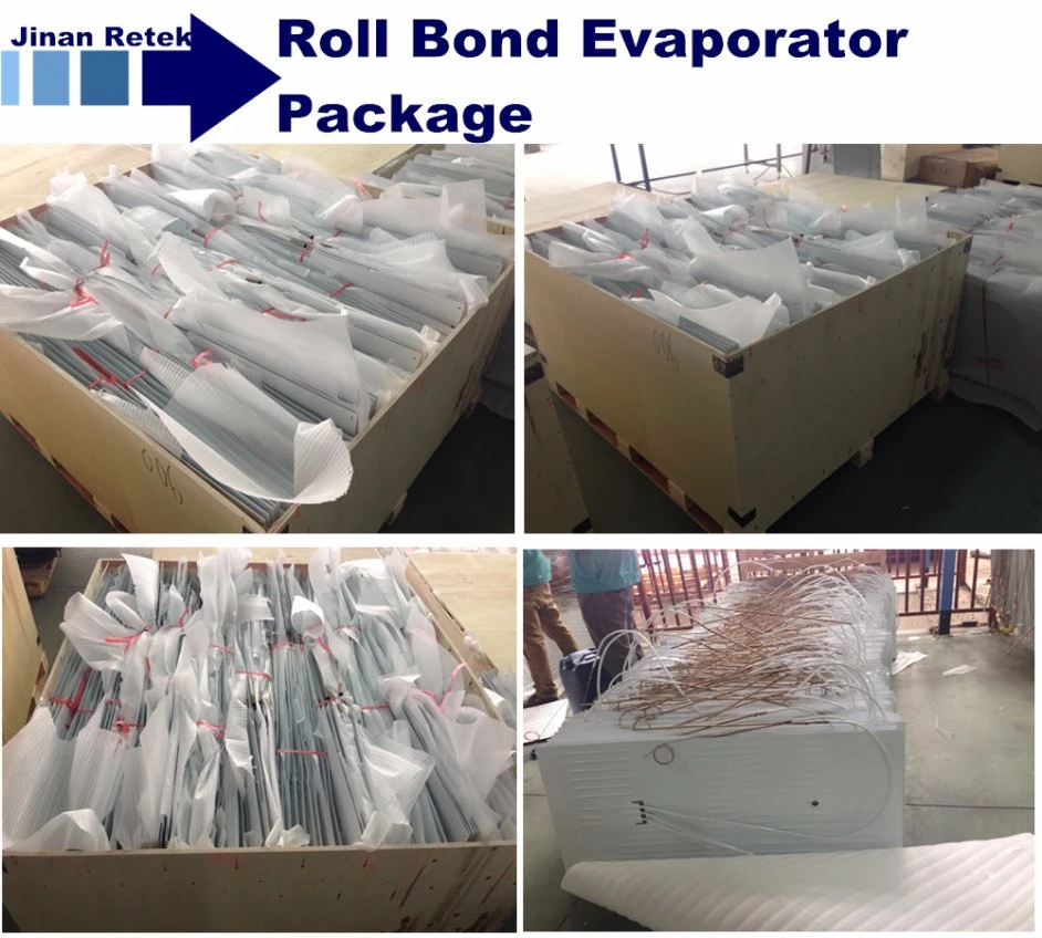 Aluminum Plate Roll Bond Evaporator Coil for Refrigerator