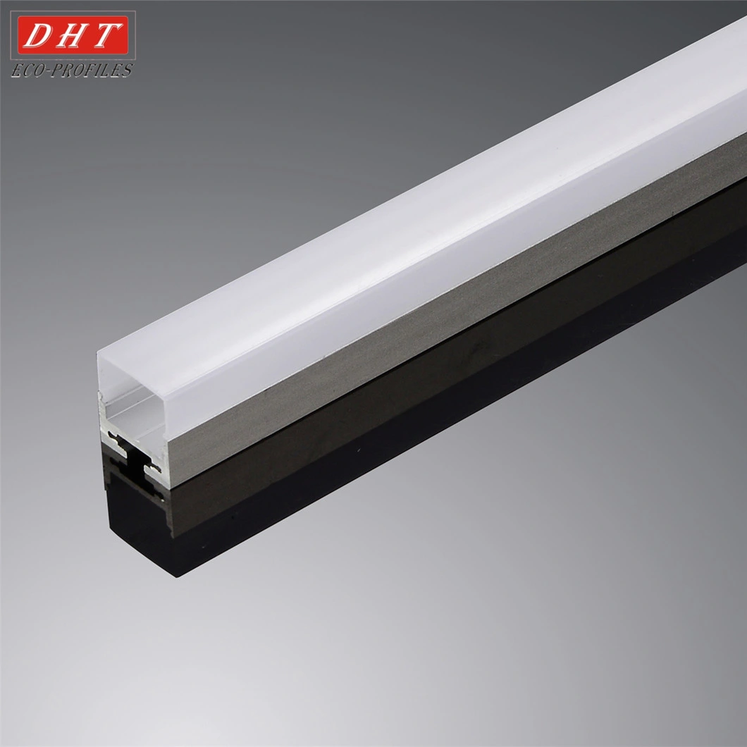Diffuser Extrusion PC Cover LED Anodized Aluminum Profiles for LED Strip Light Cabinet Light