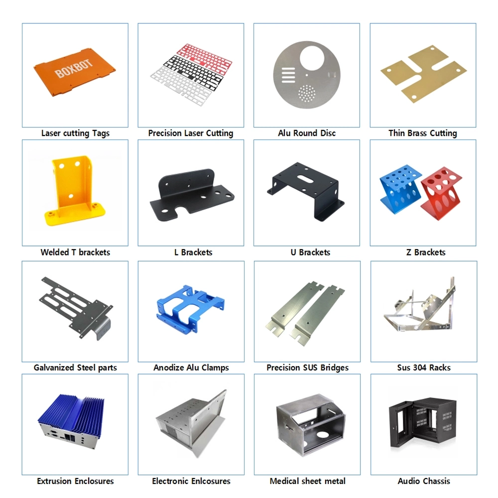 Anodized Aluminum Sheet Metal Fabrication OEM Stamping Metal Parts