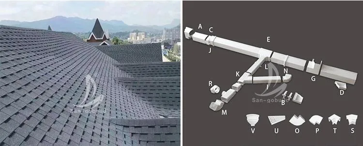 Stone Roof Sheet Metal Roofing Aluminum Zinc Corrugated Bond Roofing Tile