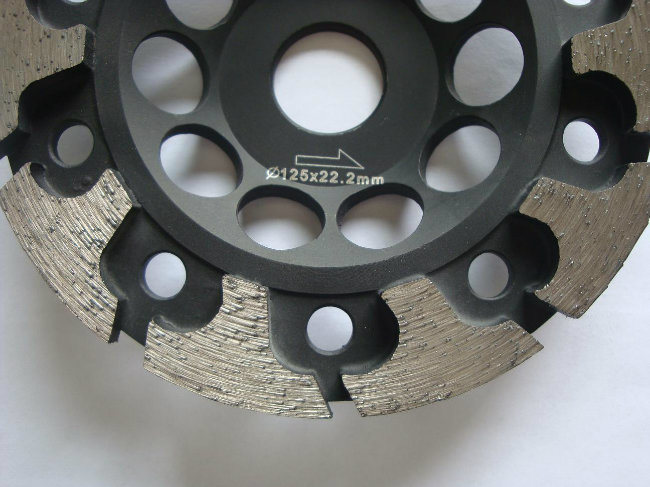 125mm T Segment Diamond Cup Wheels for Concrete Grinding