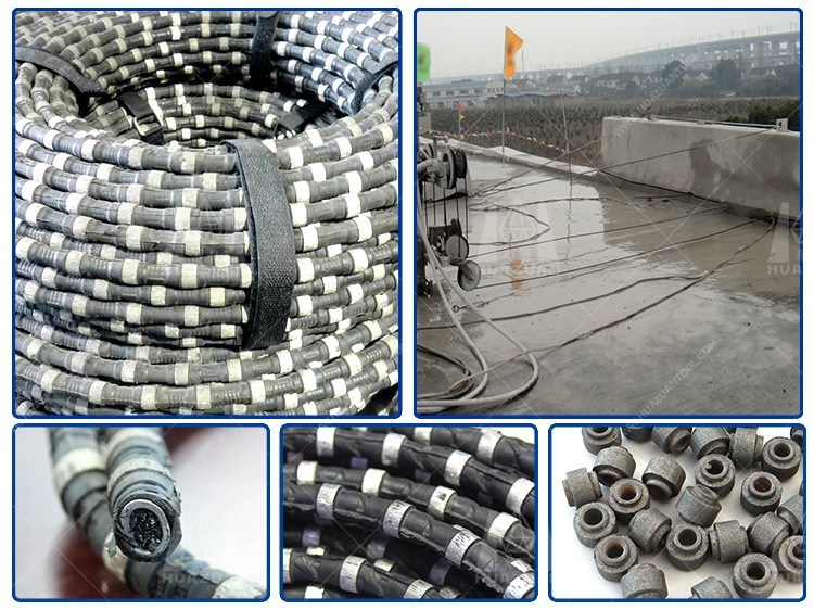 with or Without Spring Coating Diamond Wire Saw