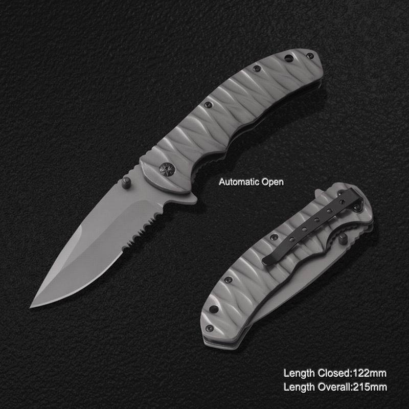Multi Knife Folding Knife Pocket Knife Camping Knife with Pocket Clip (#31113AT)