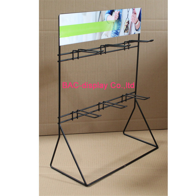 Fashion Floor Metal Perforate Board Display Stand for Supermarket or Chain Store