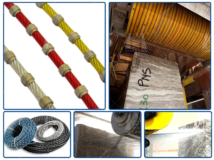 Diamond Wire Saw with Plastic for Granite/Reinforced Concrete Blcok Cutting
