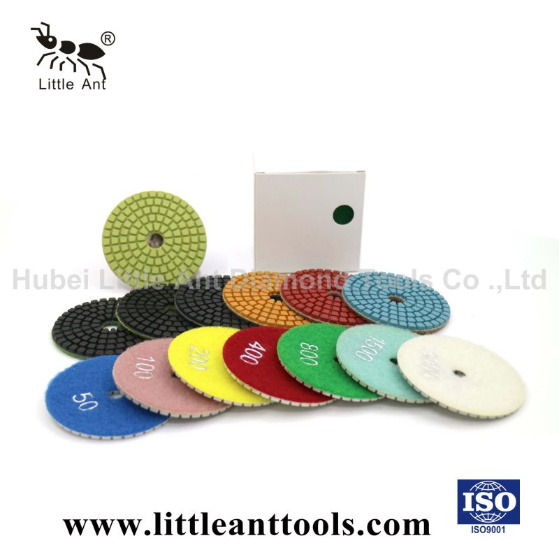 A Grade Wet Use Diamond Flexible Polishing Pad for Different Stone