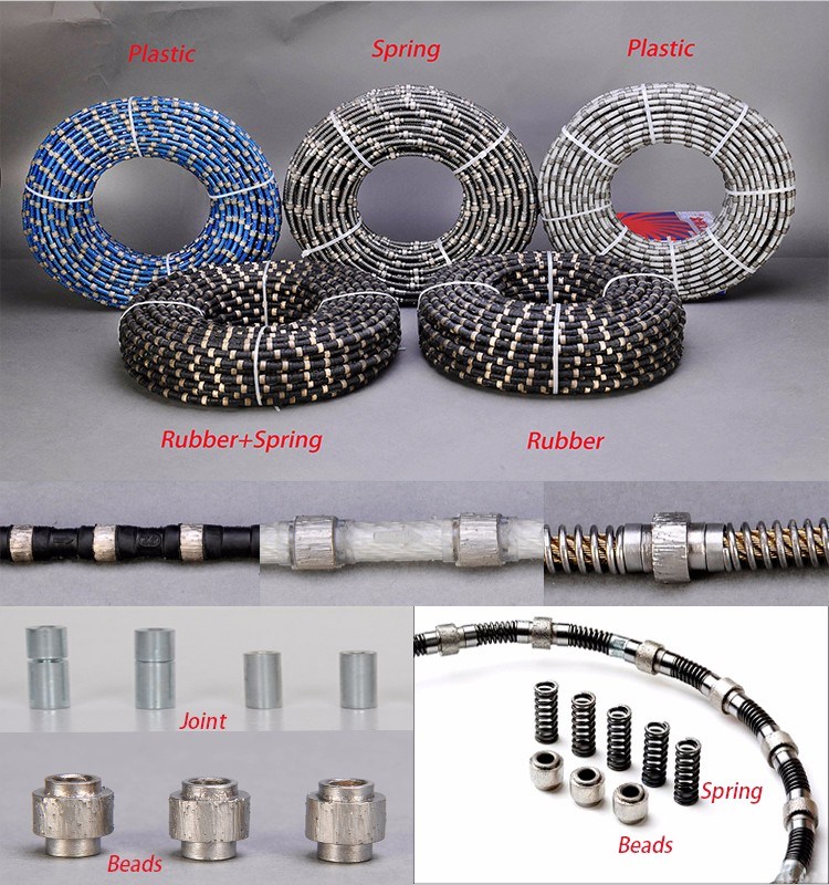 Sintered Diamond Multi-Wire Saw Beads for Rope Saw Stone Cutting
