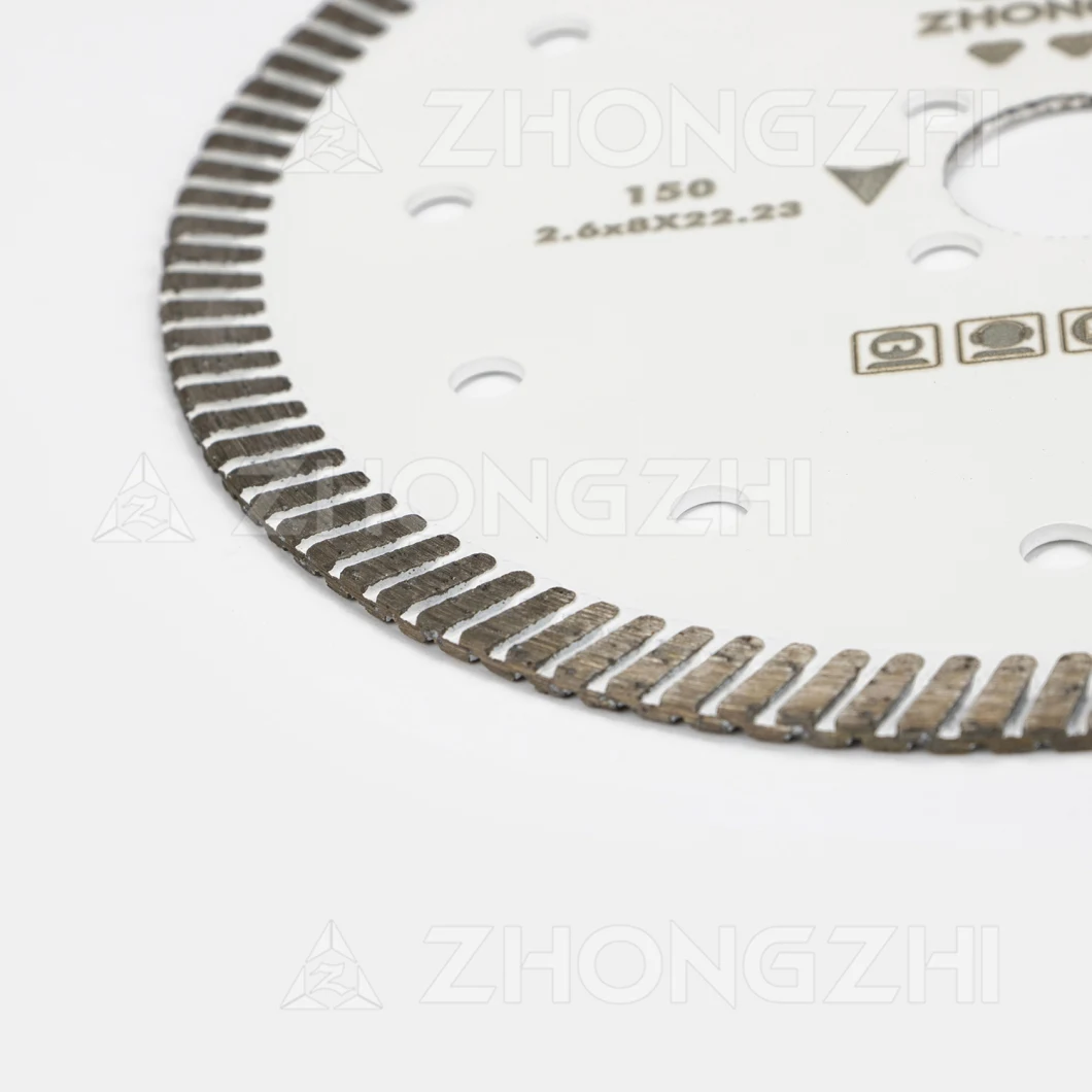 Dry Wet Cutting Diamond Sintered Turbo Saw Blade for Angle Grinder