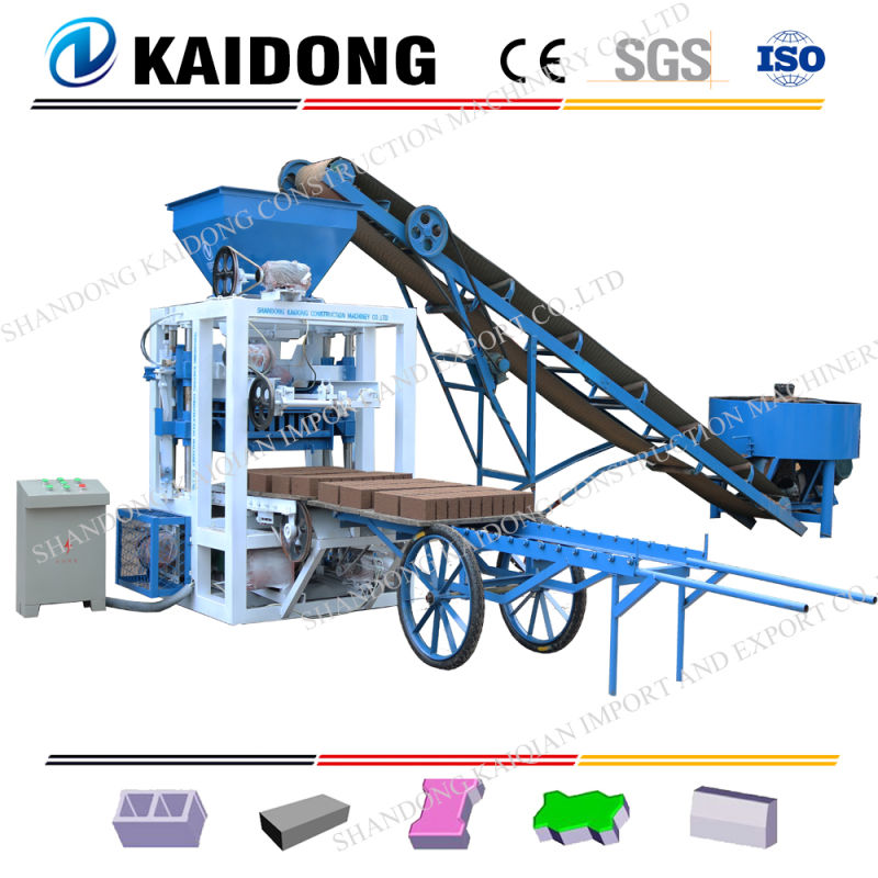 Manual Solid Concrete Block Making Machine/Small Simple Block Making Machine for Sale