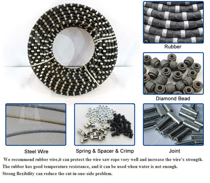 Durable Diamond Wire Saw for Granite Quarry Tools