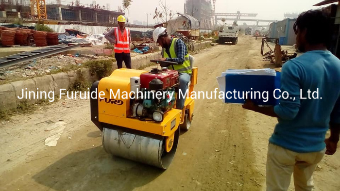 Ride on Double Drum Road Vibratory Roller Machine for Sale