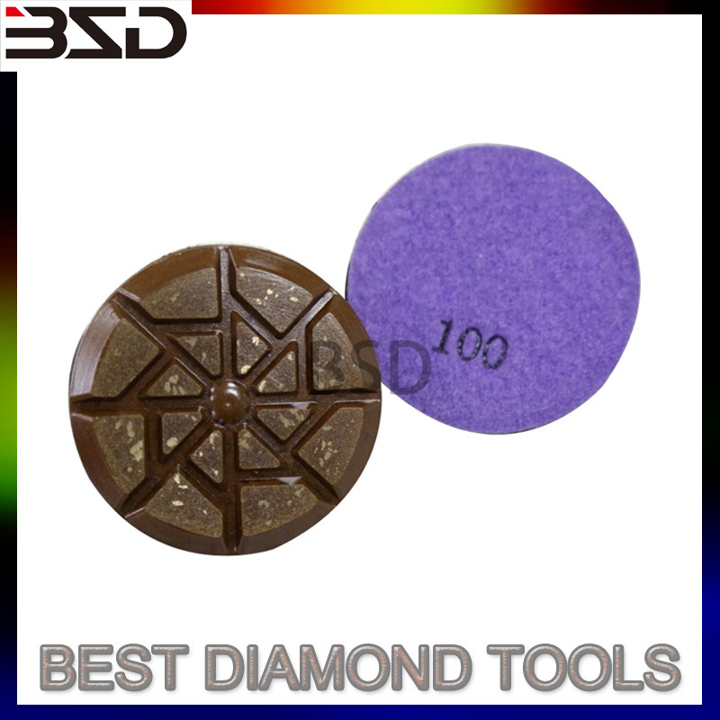 Diamond Resin Copper Polishing Pads for Concrete or Stones
