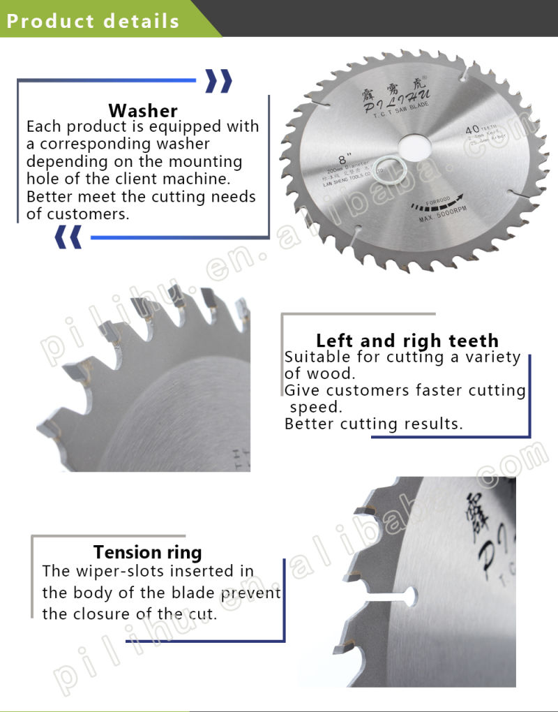 200mm Tct Circular Woodworking Saw Blades for Cutter Tools