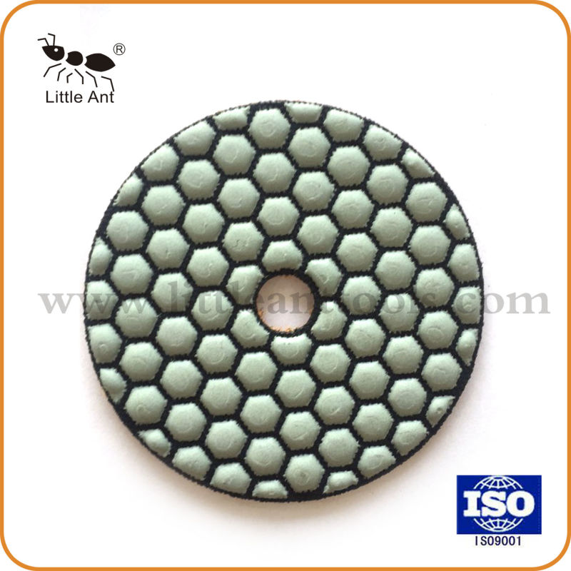 China 3 Inch 80mm Diamond Dry Flexible Polishing Pads