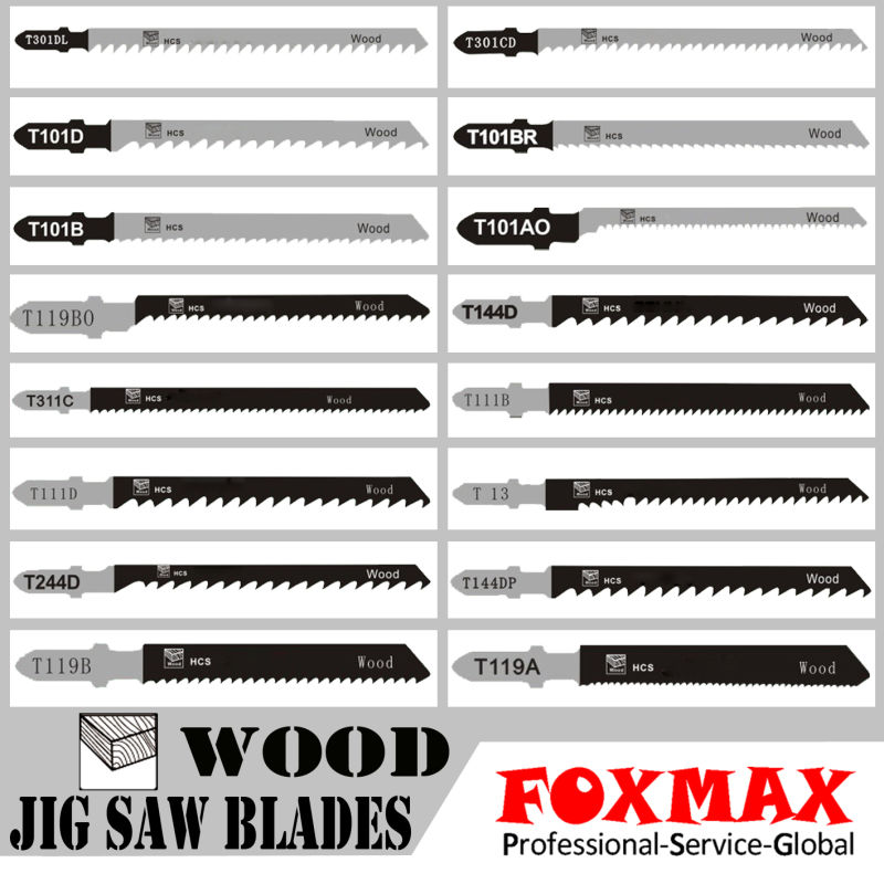 Hcs Wood/Plastic Fast&Rough Cutting Jig Saw Blades (FM-T144D)