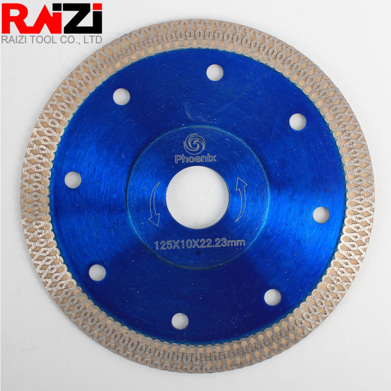 Raizi Phoenix 115/125/180/230mm Mesh Thin Turbo Diamond Cutting Saw Blade for Porcelain Tile Cutting Disc