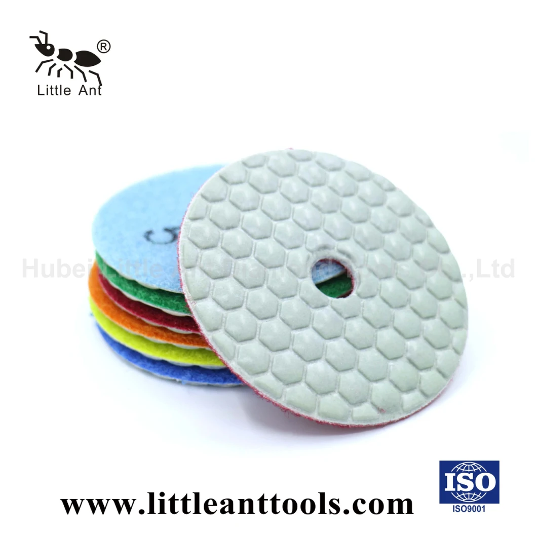 80mm Diamond Pressed Dry Resin Polishing Pad for Granite and Marble