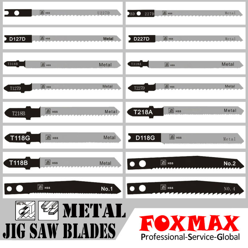 HSS Metal Tidy Cutting Jig Saw Blades (FM-U118G)