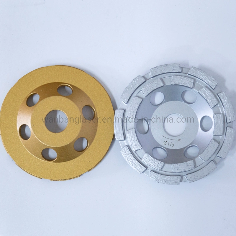 Sintered Single or Double Row Diamond Cup Wheels Grinding for Concrete