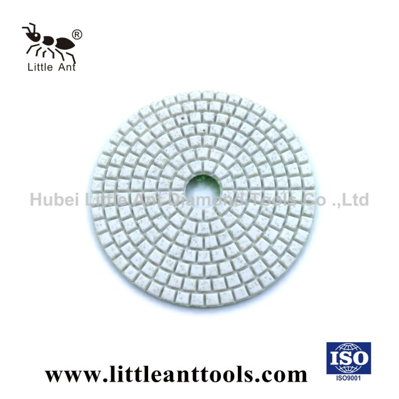 White Color Wet Polishing Pad for Concrete