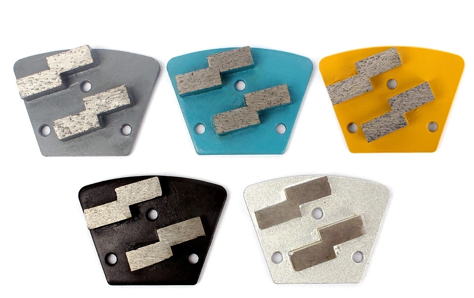 Trapezoid Metal Bond Diamond Concrete Grinding Tool Floor Polishing Pad