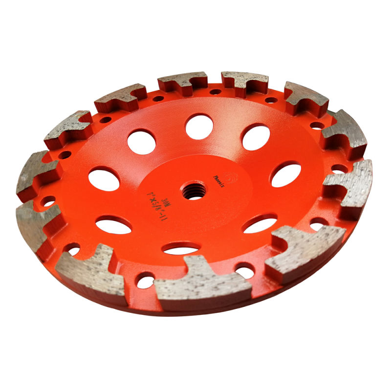 Raizi 125mm T Segment Diamond Cup Wheels for Concrete Grinding