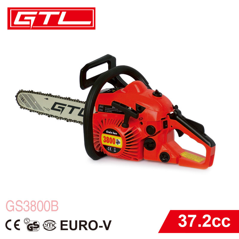 Powerful Gasoline Chainsaw 37.2cc Chain Saw Machine with Soft and Smooth Starter (GS3800B)