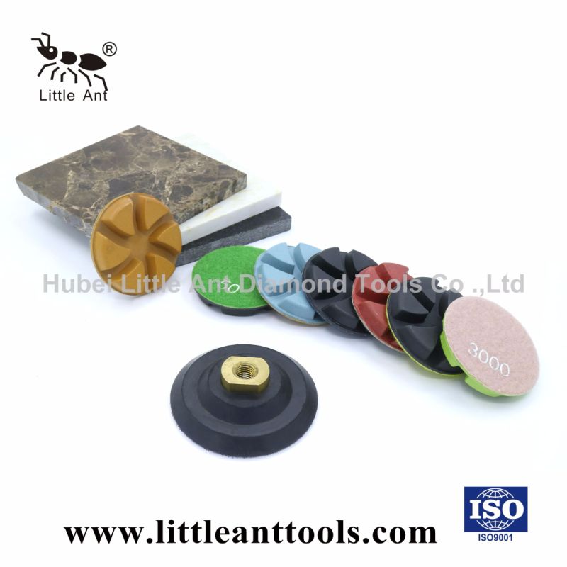 3-Inch Wet Use Diamond Resin Floor Polishing Pad for Stone