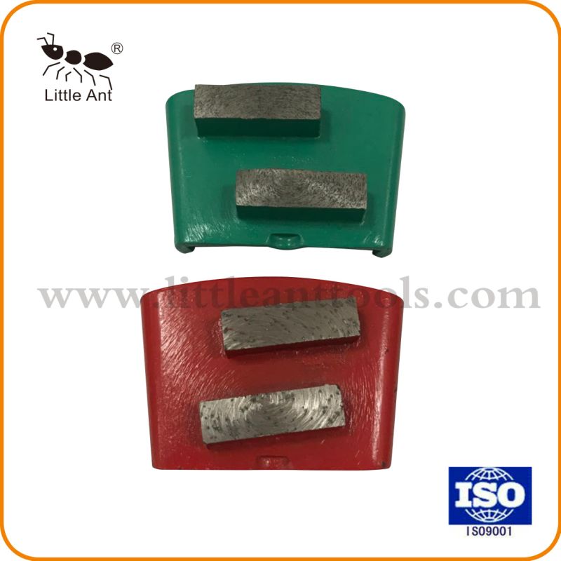 Trapezoid Metal Grinding Wheel HTC Polishing Pad for Concrete Grinding